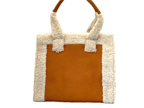 TOREBKA SHOPPER Z FUTERKIEM TWINSET ACTITUDE TOTE CUOIO Z FUTERKIEM