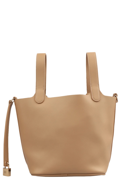 TOREBKA DAMSKA TWINSET SHOPPING BAG BEIGE BEŻOWA TOREBKA DAMSKA TWINSET SHOPPING BAG BEIGE BEŻOWA